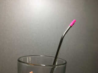 에코앤드] 환경을 생각한 스테인레스 빨대[직선,밴딩] — 5점을 준 리뷰어가 2019년 5월 올린 사용 사진