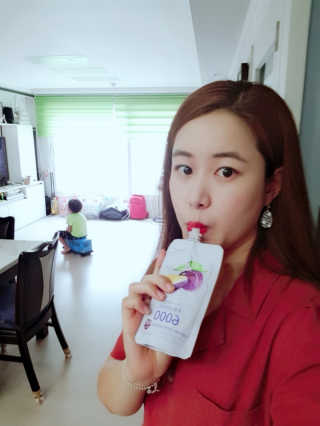 풀무원 프레시 워터젤리 — 5점을 준 리뷰어가 2018년 8월 올린 사용 사진