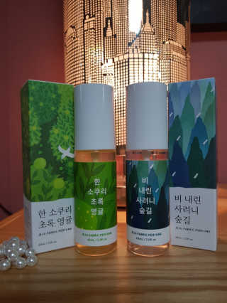 르플랑 제주 패브릭 퍼퓸 60ml 8종 — 4.67점을 준 리뷰어가 2018년 10월 올린 사용 사진