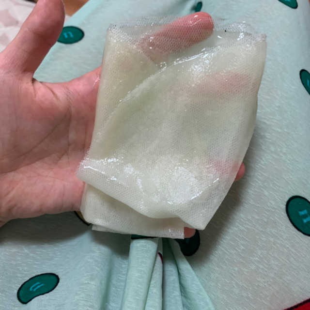 마린 알로에 젤리 마스크 리뷰 사진