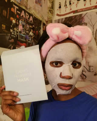 아이뽀 모든 피부 타입을위한 AIPPO Expert Hydrating Mask — 5점을 준 리뷰어가 2018년 4월 올린 사용 사진