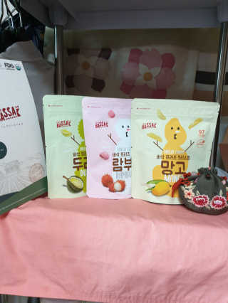 BASSAK 바삭 프리즈 크리스피 3종 — 5점을 준 리뷰어가 2020년 1월 올린 사용 사진