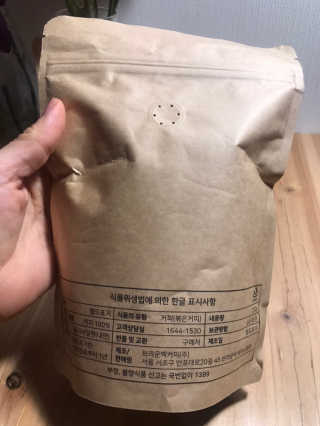 브라운백 커피 늦은 밤에도 부담없이 마실 수 있는 디카페인 원두 — 5점을 준 리뷰어가 2018년 11월 올린 사용 사진