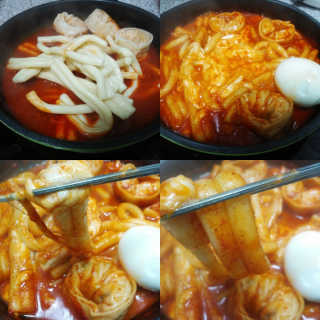 [홍코너떡볶이]옛날떡볶이 인기맛 4팩세트 — 5점을 준 리뷰어가 2019년 12월 올린 사용 사진