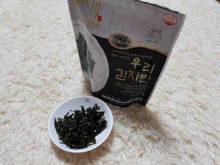 광천우리맛김 우리집밥도둑 맛있는광천김 우리김자반 50g 5봉 — 5점을 준 리뷰어가 2018년 3월 올린 사용 사진