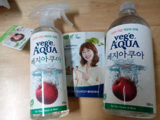 베지아쿠아 475ml + 리필 1000ml 1Set — 5점을 준 리뷰어가 2019년 11월 올린 사용 사진