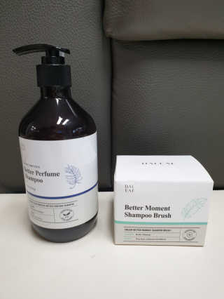 달리프 베러 퍼퓸 샴푸 1000ml 레이니데이 or 일랑로즈 — 5점을 준 리뷰어가 2020년 1월 올린 사용 사진