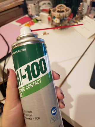 BW-100, 전자 접점 클리너 — 5점을 준 리뷰어가 2019년 11월 올린 사용 사진