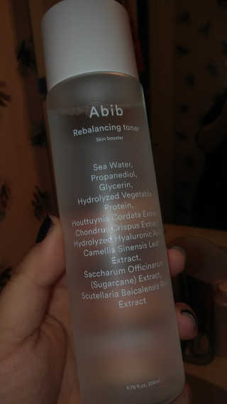 아비브 ABIB REBALANCING TONER SKIN BOOSTER — 5점을 준 리뷰어가 2018년 11월 올린 사용 사진
