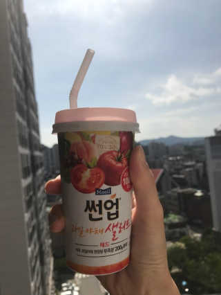 과일야채샐러드 썬업 과일야채 샐러드 3종 — 5점을 준 리뷰어가 2018년 8월 올린 사용 사진
