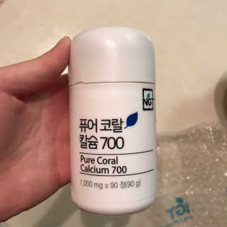 네츄럴굿띵스 퓨어 코랄 칼슘 700 30일분 — 5점을 준 리뷰어가 2018년 6월 올린 사용 사진