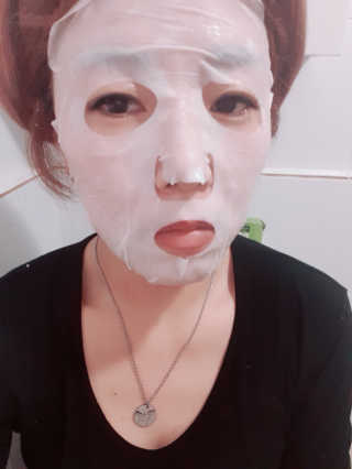 키노닉스 Querencia_Flawless 마스크팩 — 5점을 준 리뷰어가 2019년 4월 올린 사용 사진