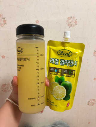 장수농가 리얼깔라만시 — 4점을 준 리뷰어가 2018년 6월 올린 사용 사진