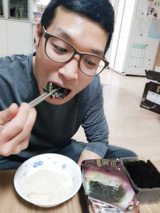 광천우리맛김 한봉지 2~3인분, 맛있는 우리재래식탁김26매20봉 — 5점을 준 리뷰어가 2018년 4월 올린 사용 사진