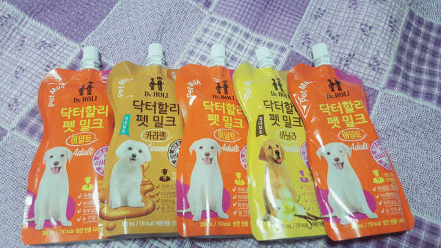 닥터할리펫밀크 5개 리뷰 사진