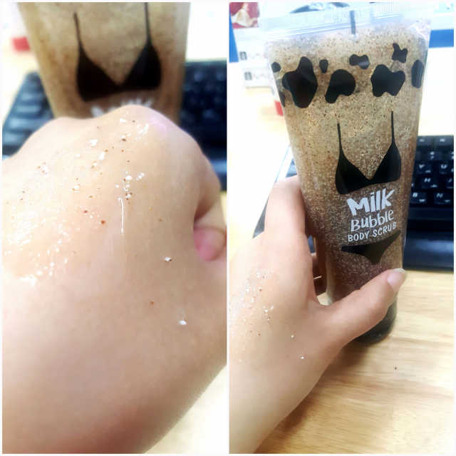 우유결스크럽 리뷰 사진