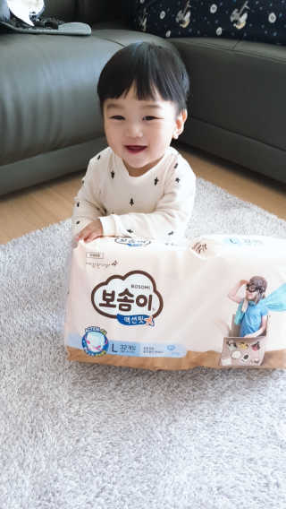보솜이 액션핏 팬티형 — 5점을 준 리뷰어가 2019년 3월 올린 사용 사진