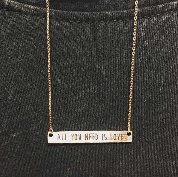 All You Need Is Love Necklace 리뷰 사진