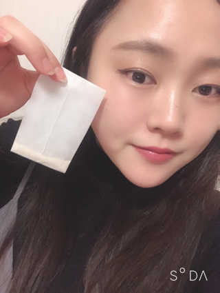 비알티씨 V10 파우더 클렌징 티백 2종 — 3점을 준 리뷰어가 2019년 2월 올린 사용 사진