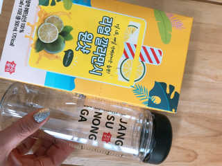 장수농가 리얼깔라만시 원샷 50ml 10팩+보틀 — 3점을 준 리뷰어가 2019년 6월 올린 사용 사진
