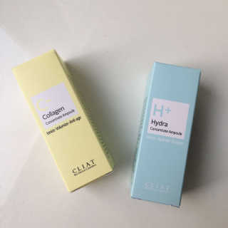 클리앳 x 클리앳 콜라겐+하이드라 컨센트레이트앰플 각 12ml — 5점을 준 리뷰어가 2018년 3월 올린 사용 사진