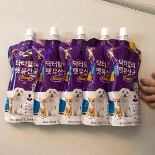 닥터할리펫밀크 8종 — 5점을 준 리뷰어가 2019년 5월 올린 사용 사진