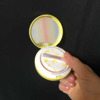 아토팜 톡톡 페이셜 선팩트 SPF43 PA+++ — 5점을 준 리뷰어가 2018년 3월 올린 사용 사진