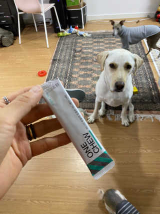 펫프렌즈 생고기가 한봉지 가득 원츄 50g — 5점을 준 리뷰어가 2020년 1월 올린 사용 사진