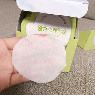 [후르디아] 청포도 매끈약산성 필링 패드_50매 세트 — 4점을 준 리뷰어가 2019년 9월 올린 사용 사진