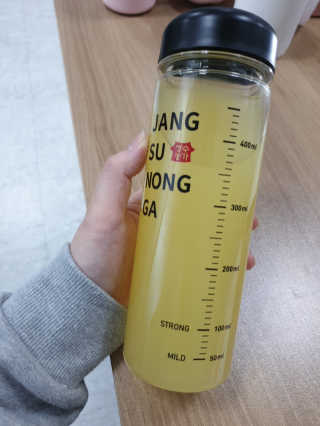 장수농가 리얼깔라만시 원샷 50ml 10팩+보틀 — 4점을 준 리뷰어가 2019년 4월 올린 사용 사진