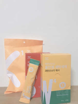 레인보우샵 올인원세탁세제,베이킹소다 스틱포6개입+세탁조클리너 — 5점을 준 리뷰어가 2018년 4월 올린 사용 사진