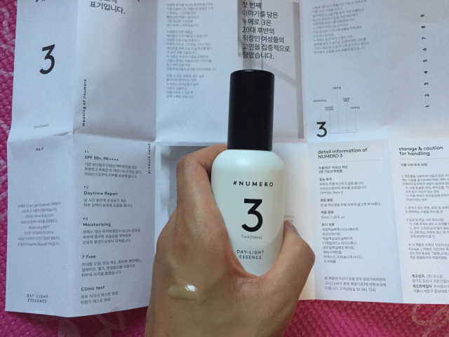 누메로 3 데이라이트 에센스 리뷰 사진