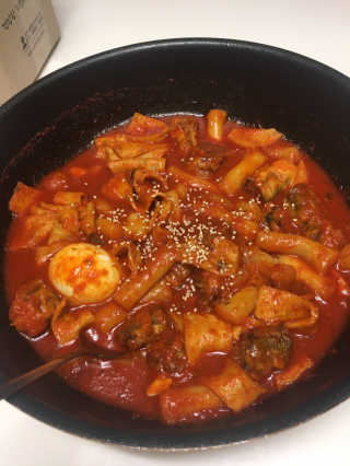 화곡미담 옛날 떡볶이 — 4.5점을 준 리뷰어가 2020년 3월 올린 사용 사진