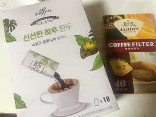 (주)쟈뎅 [쟈뎅] 클래스 신선한 하루 원두+여과지 SET — 4.5점을 준 리뷰어가 2019년 3월 올린 사용 사진
