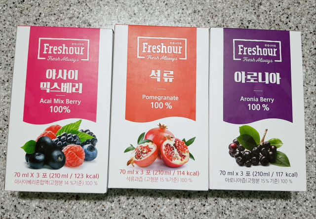 후레시아워 과채주스 3종 9P 리뷰 사진