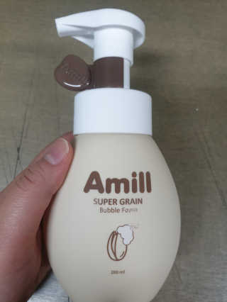 에이밀 슈퍼 그레인 버블 폼 200ml — 5점을 준 리뷰어가 2019년 9월 올린 사용 사진