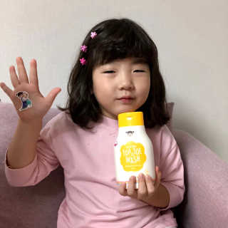 꼬모조이 뽀득뽀득 콩순이 탑투토 워시 — 5점을 준 리뷰어가 2019년 10월 올린 사용 사진