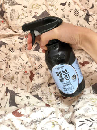 더블유드레스룸 페브클린 500ml — 3점을 준 리뷰어가 2018년 11월 올린 사용 사진