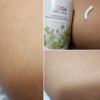 HOSA BODY WASH+BODY LOTION — 5점을 준 리뷰어가 2018년 3월 올린 사용 사진