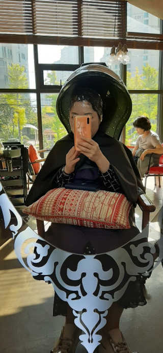 [화미주아티클헤어범어점] 10만원 헤어 상품권 — 5점을 준 리뷰어가 2019년 11월 올린 사용 사진