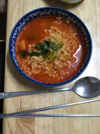 [풀무원] 포기하지 마라탕면 — 4점을 준 리뷰어가 2019년 7월 올린 사용 사진