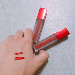 [블랙루즈] 에어 핏 벨벳틴트 시즌1 7종 중 택1+랜덤1 — 5점을 준 리뷰어가 2018년 10월 올린 사용 사진