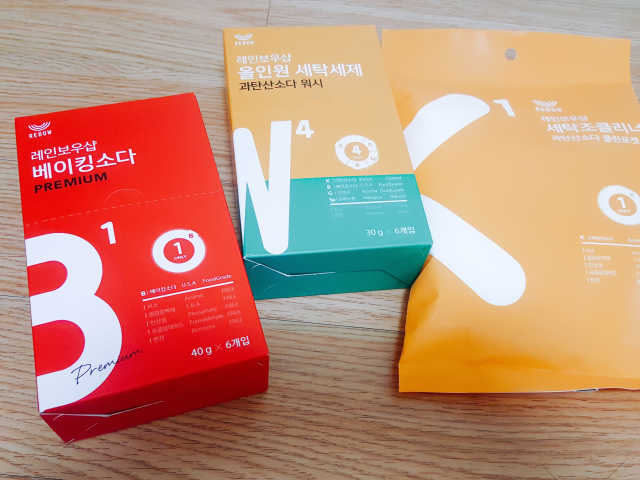 올인원세탁세제,베이킹소다 스틱포6개입+세탁조클리너 리뷰 사진