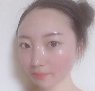더메이블 라벤더 스킨 릴리프 하이드로겔 마스크 — 5점을 준 리뷰어가 2018년 10월 올린 사용 사진