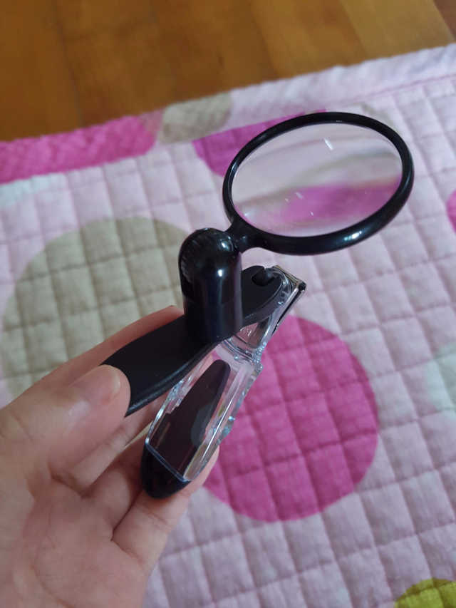 보카스 회전 확대경 손톱깎이 리뷰 사진