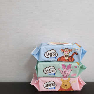 보솜이 아기물티슈 베이비케어 푸에디션 캡 74매 10입 — 3점을 준 리뷰어가 2019년 4월 올린 사용 사진