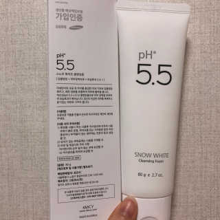 포므시 스노우화이트클렌징폼pH5.5 — 3점을 준 리뷰어가 2020년 1월 올린 사용 사진
