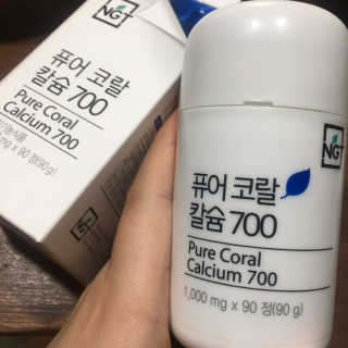 네츄럴굿띵스 퓨어 코랄 칼슘 700 30일분 — 4점을 준 리뷰어가 2018년 10월 올린 사용 사진