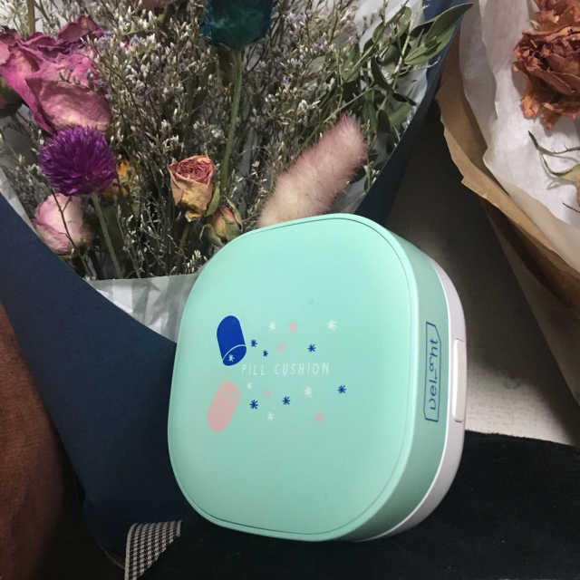 알약쿠션 리뷰 사진