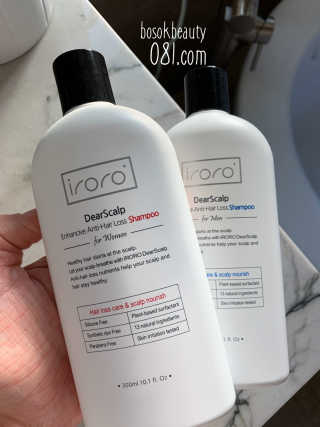 IRORO DearScalp Enhancive Anti-Hair Loss Shampoo-M — 5점을 준 리뷰어가 2019년 10월 올린 사용 사진